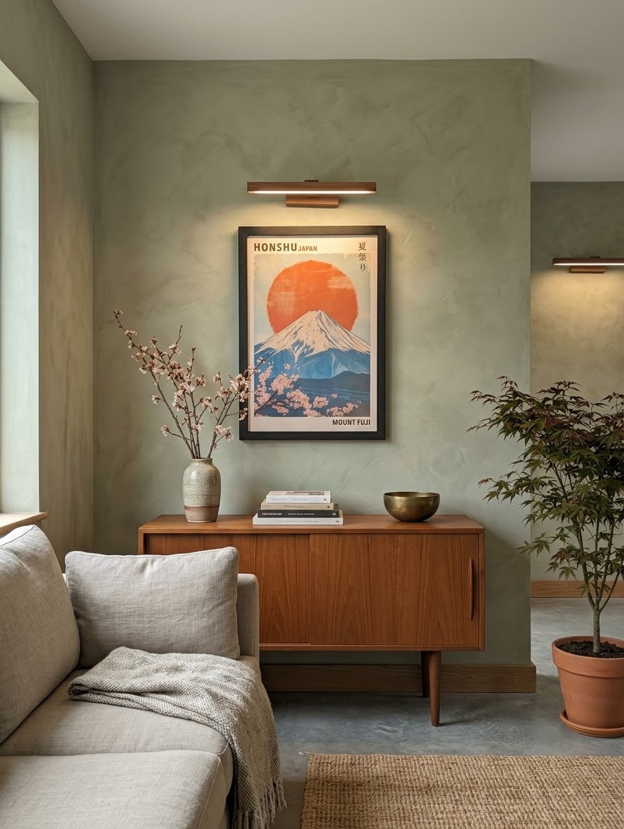 Mount Fuji Sunset Ukiyo-e